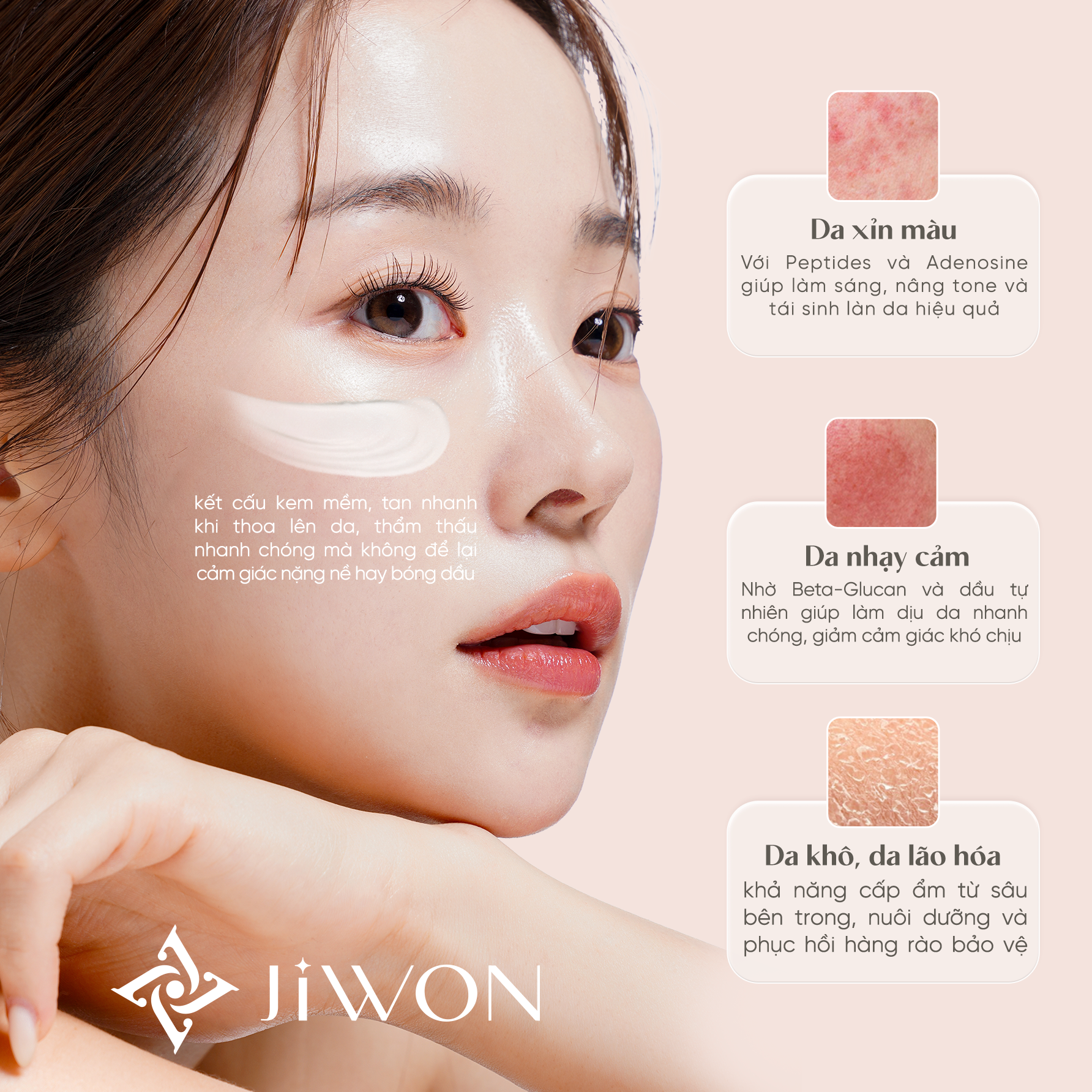  Kem dưỡng da JIWON Vital Ginseng Cream